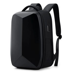 Rucsac laptop 17 inch cu cifru antifurt si USB, ghiozdan hard shell GIFTX Delta