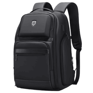 Rucsac negru smart pentru laptop cu design business, model GIFTX EVO